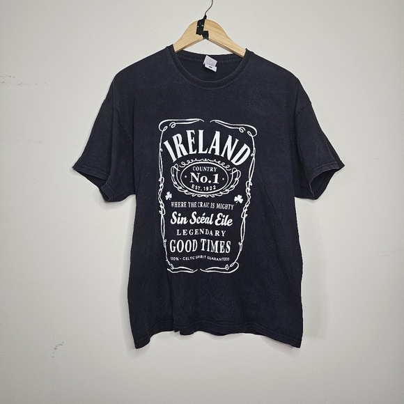 Ireland Fruit of the Loom Jack Daniel's Style Graphic Tee Size XL - Picture 2 of 8